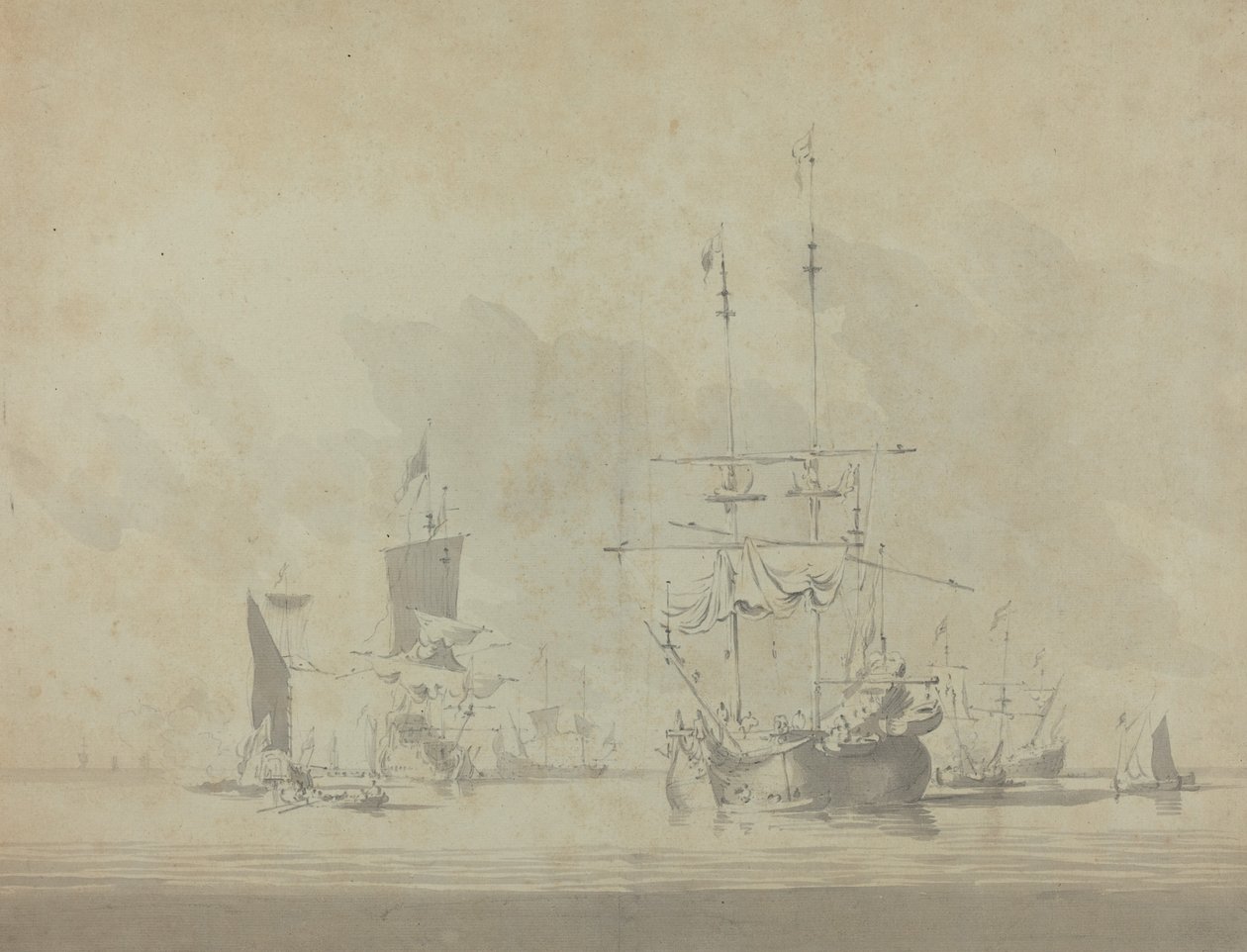 Marine by Willem van de Velde the Younger