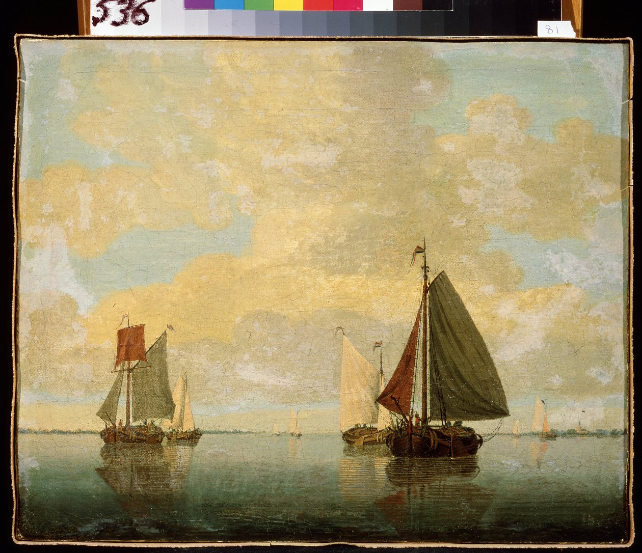 Sailing Boats by Willem van de Velde the Younger