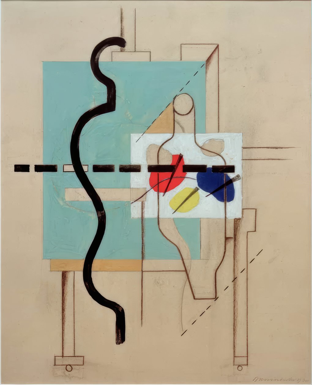 The Painter by Willi Baumeister