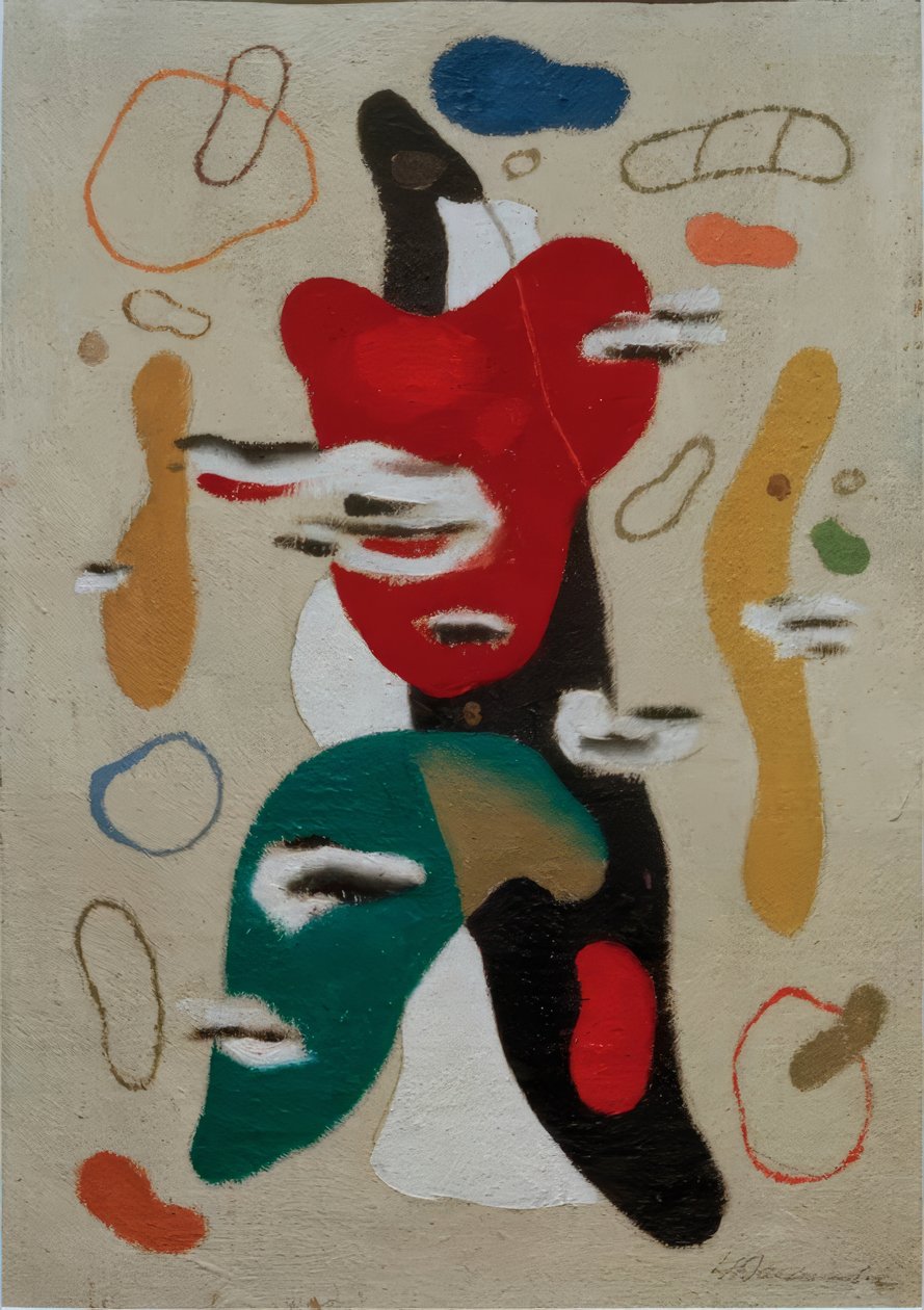 Little Flame Figure by Willi Baumeister