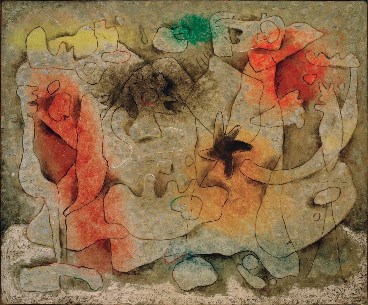 Conversation V by Willi Baumeister