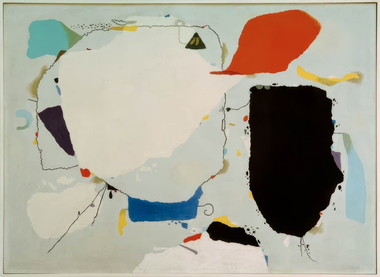 Monturi on Red and Blue by Willi Baumeister