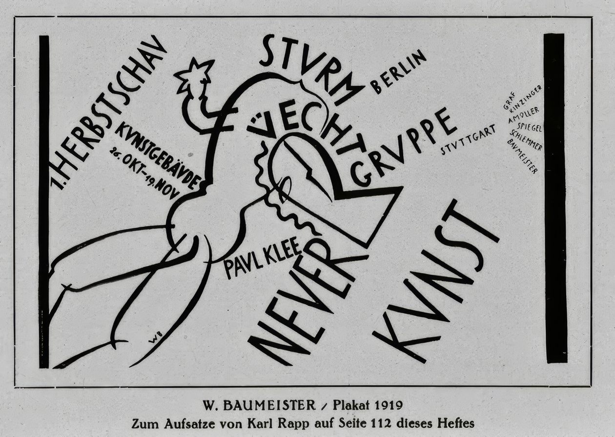 Poster by Willi Baumeister