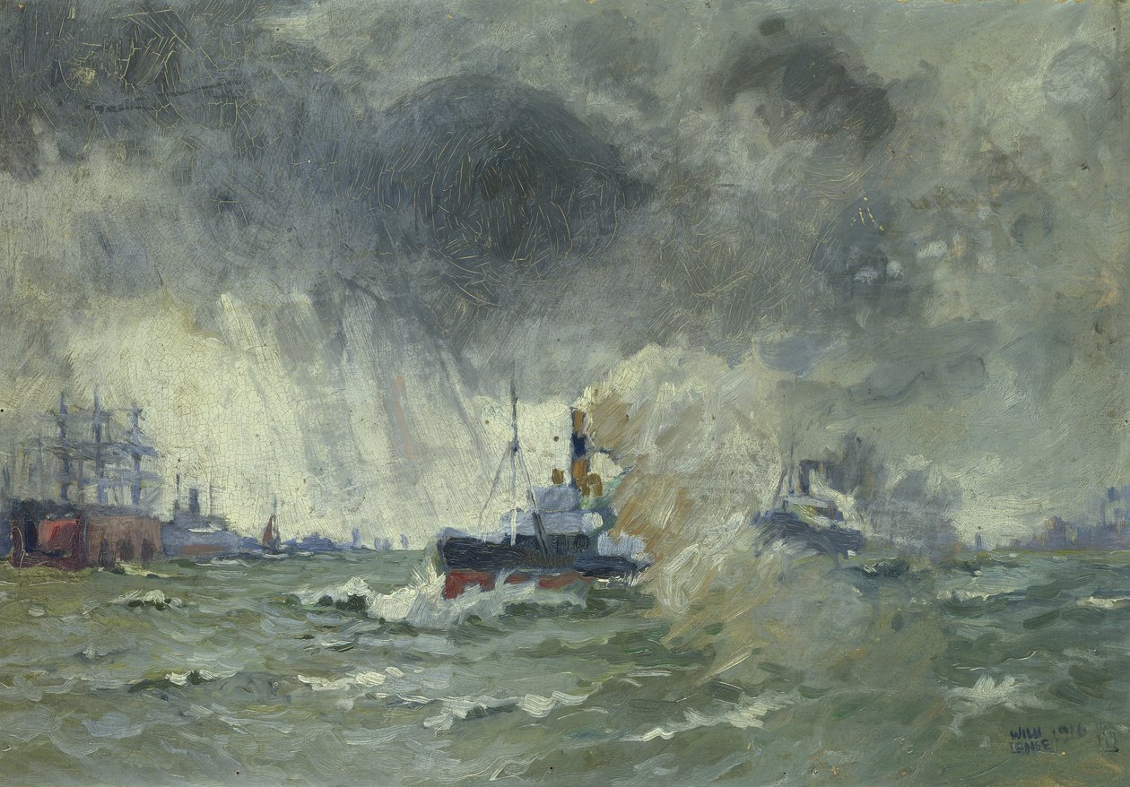 Norwegian Pilot Boat by Willi Otto Max Lange