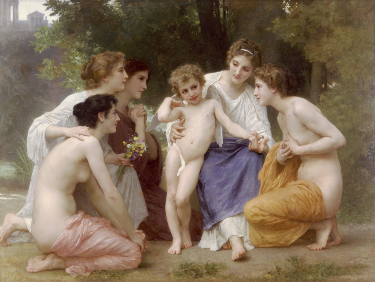 Admiration by William Adolphe Bouguereau