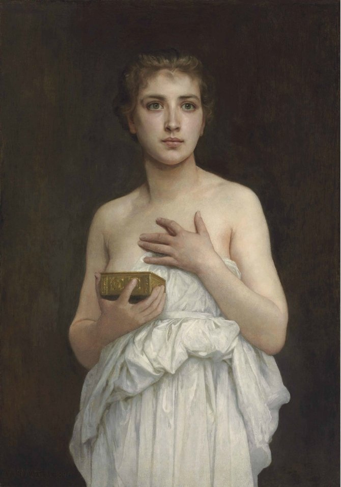 Pandora by William-Adolphe Bouguereau