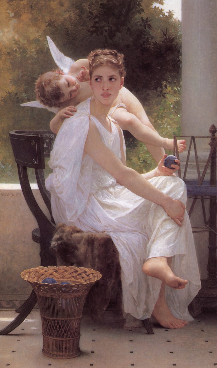 Work Interrupted by William Adolphe Bouguereau