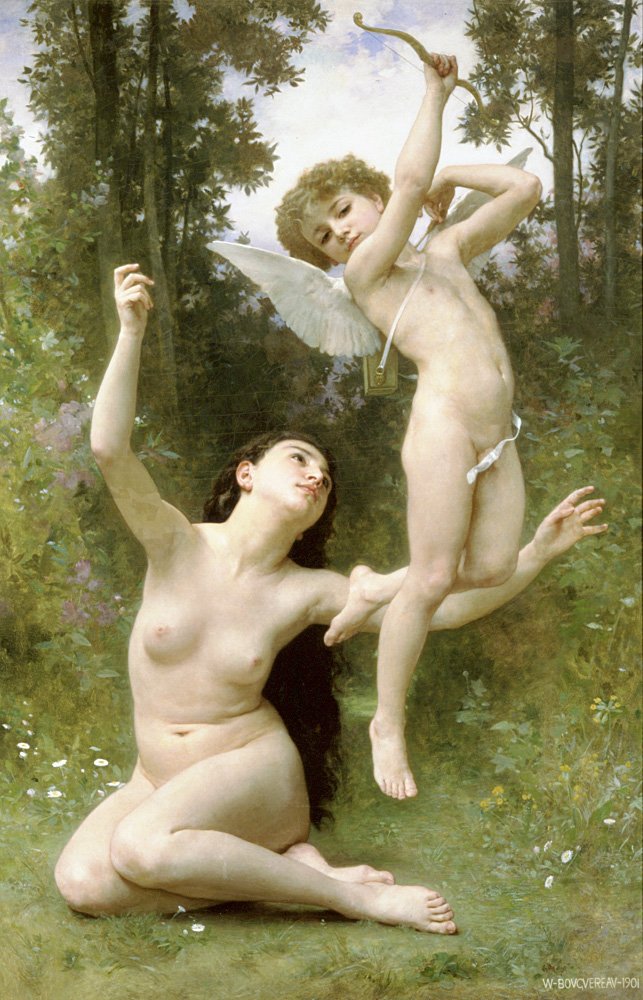 Love Takes Flight by William-Adolphe Bouguereau