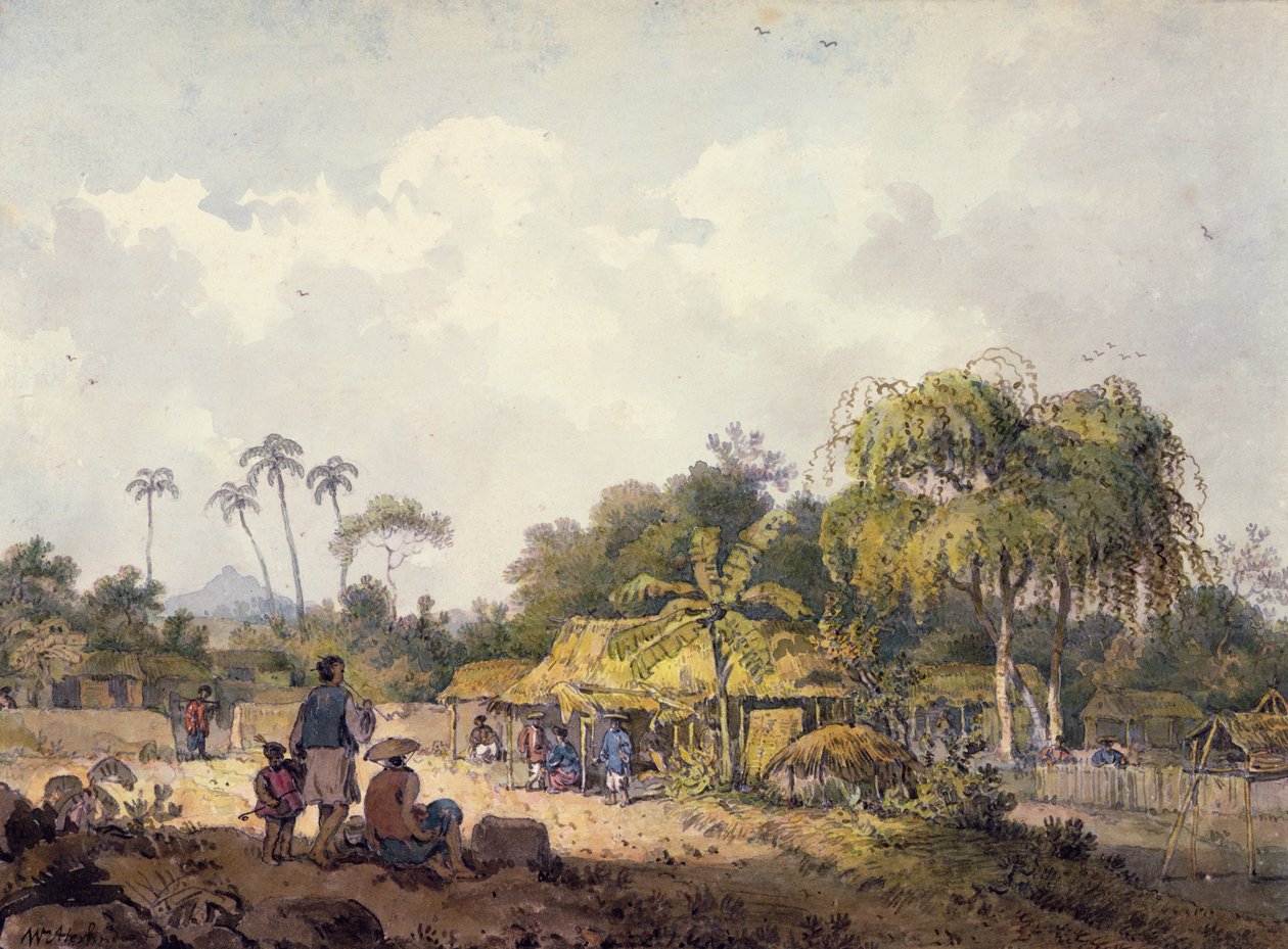 View near Turon Bay, Cochin China by William Alexander