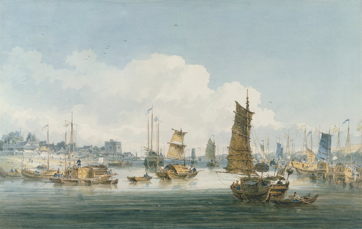 View near the City of Tientsin, 1800 by William Alexander