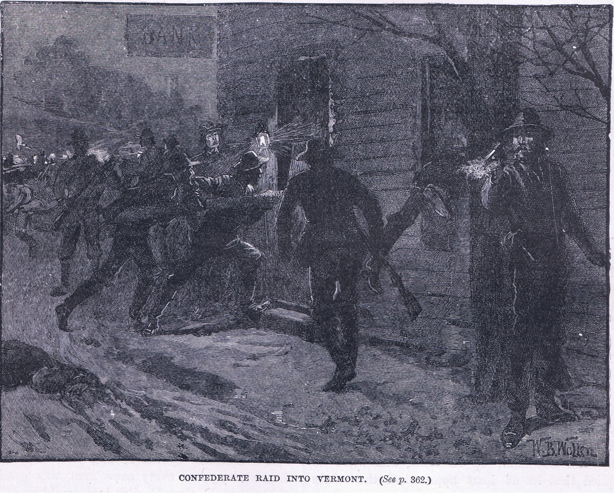 Confederate Raid into Vermont by William Barnes Wollen