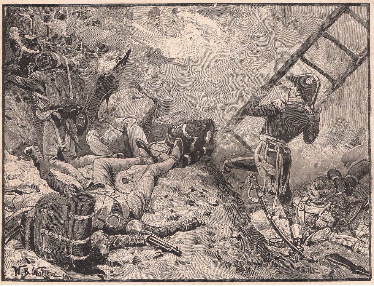 Marshal Lannes at Ratisbon by William Barnes Wollen