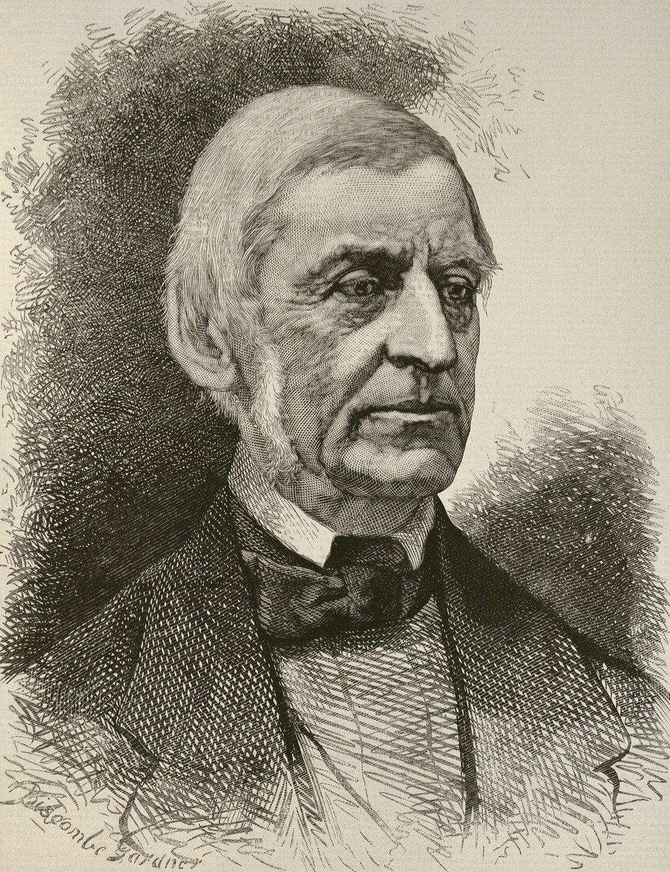 The Late Ralph Waldo Emerson, from 