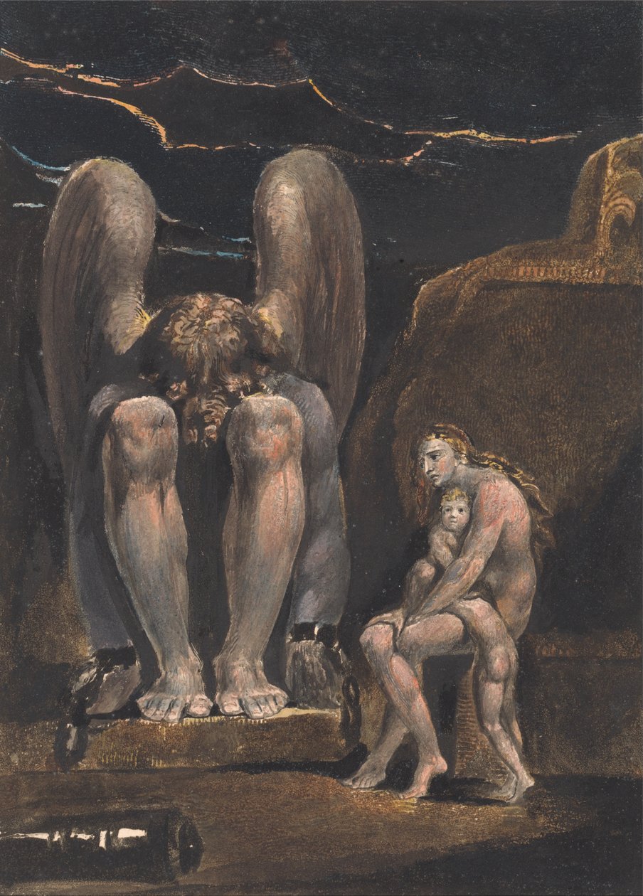 America. A Prophecy, Plate 1, Frontispiece by William Blake
