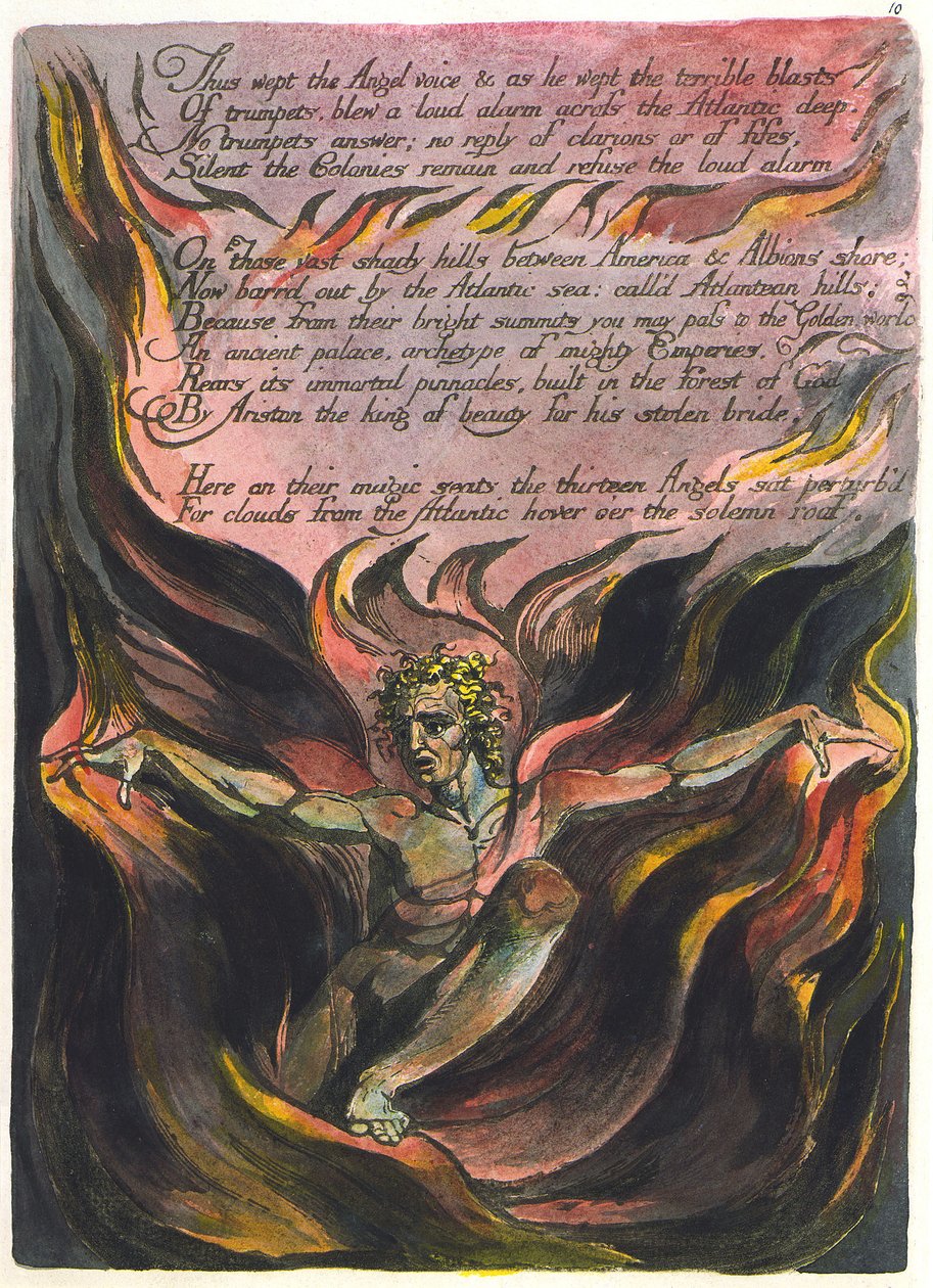 America a Prophecy by William Blake