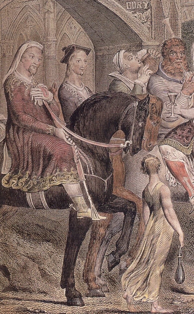 Pilgrims (detail) by William Blake