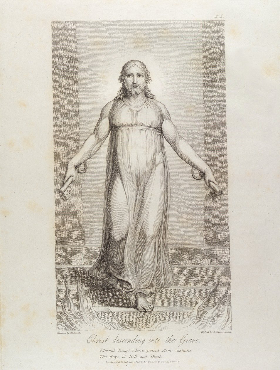 Christ Descending into the Grave, Plate 3, Illustration from 