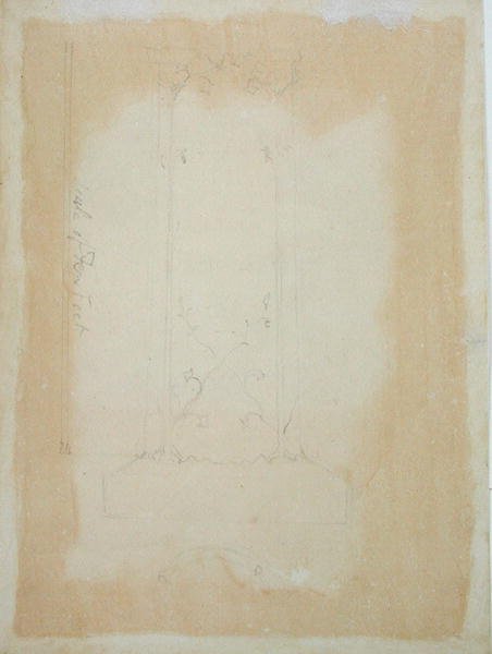 Elevation and Plan of a Monument, 1819-20 by William Blake