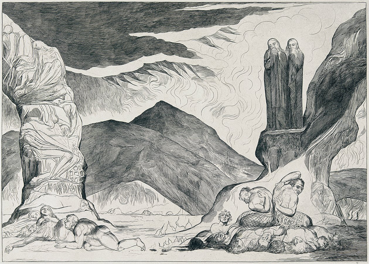 Illustrations of Dante by William Blake