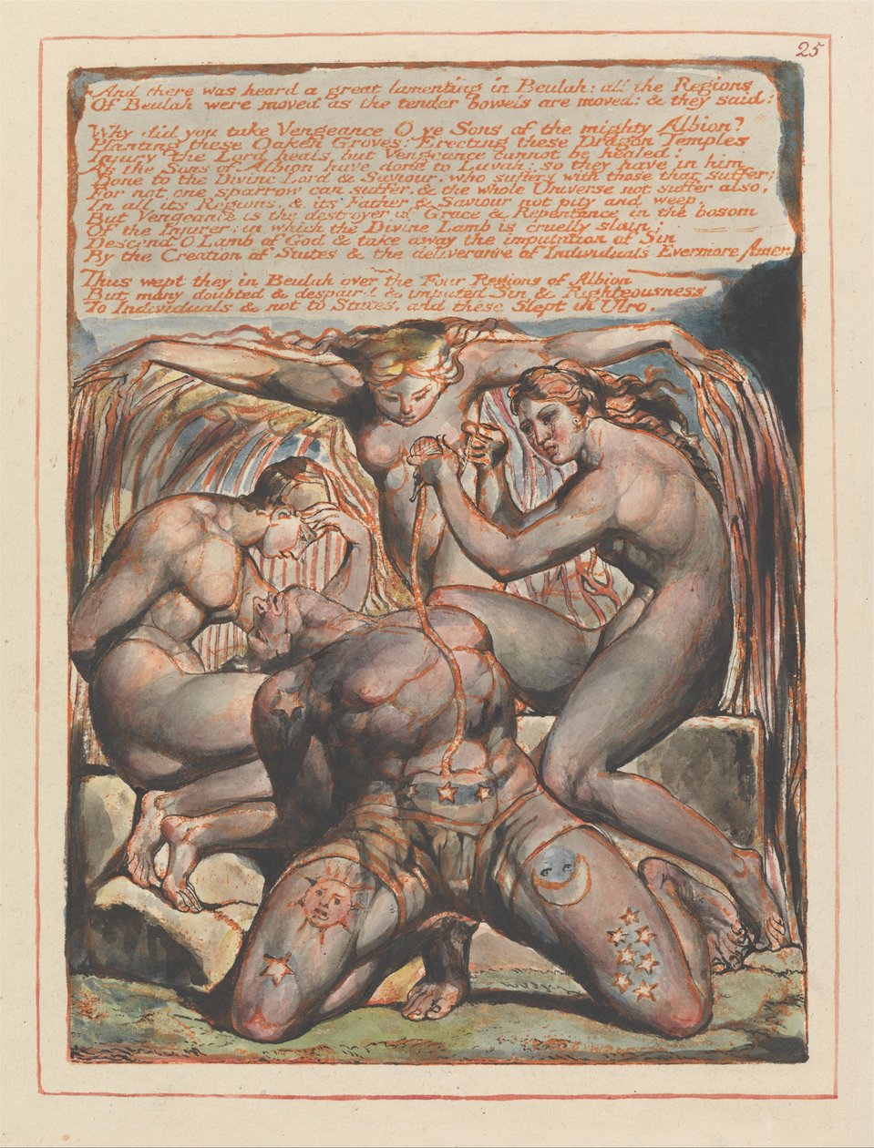 Jerusalem, Plate 25 by William Blake