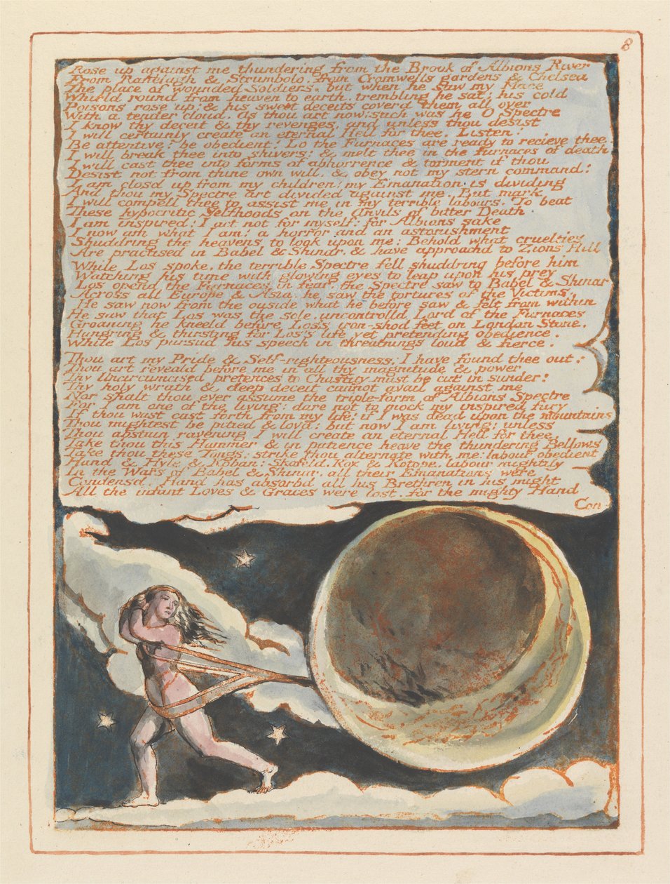 Jerusalem, Plate 8 by William Blake