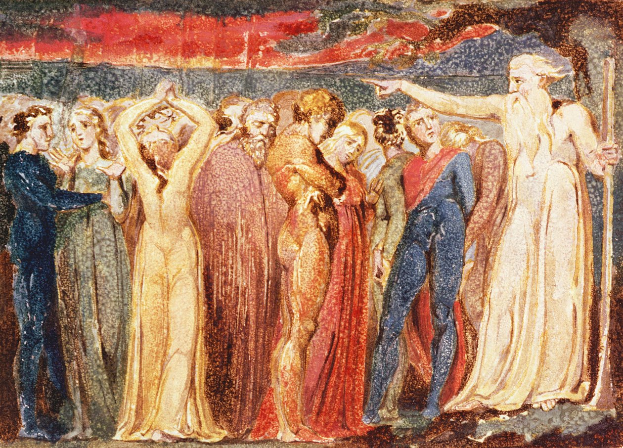 Joseph of Arimathea Preaching to the Inhabitants of Britain by William Blake