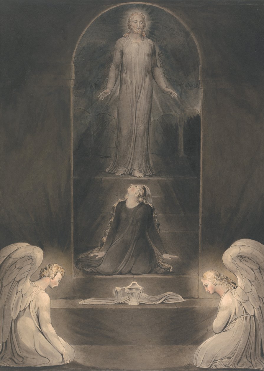Mary Magdalene at the Sepulchre by William Blake