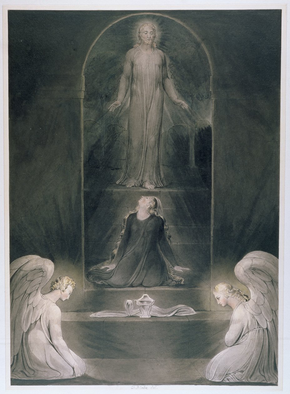 Mary Magdalene at the Sepulchre by William Blake