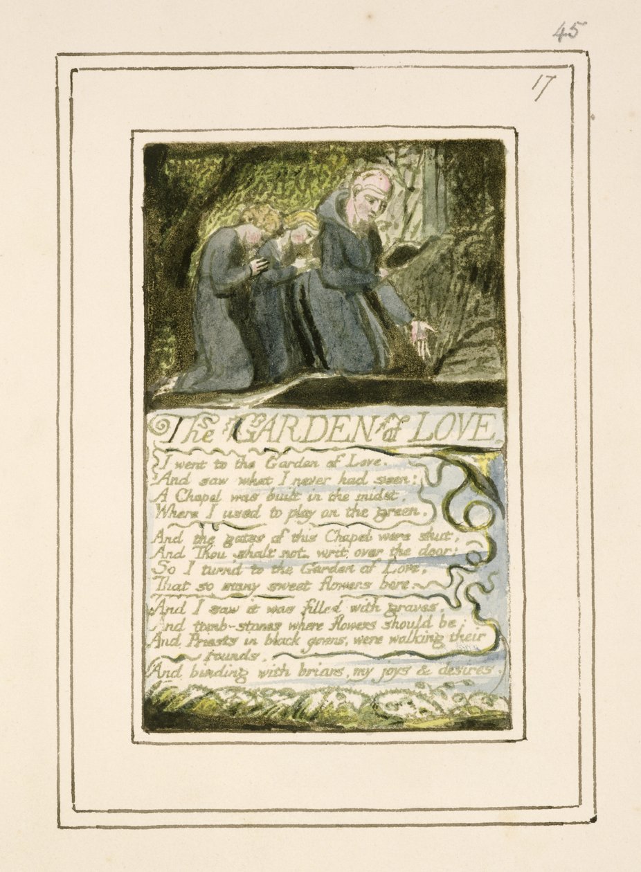 The Garden of Love: Plate 45 from 