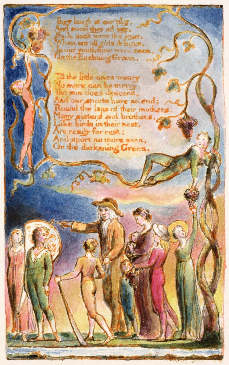 The Echoing Green (cont.): Plate 7 from 