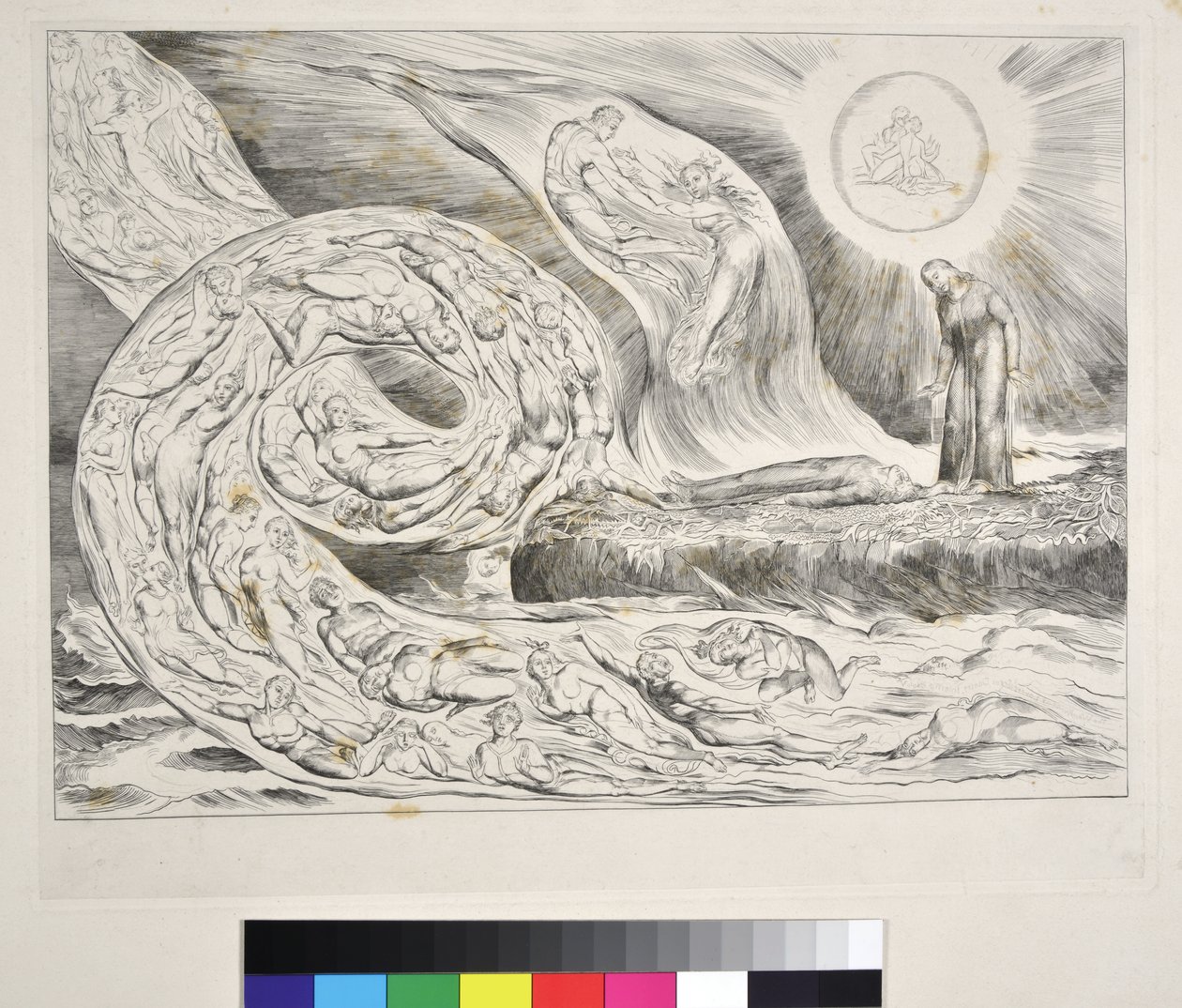The Circle of the Lustful: Paolo and Francesca Inferno V, Illustration to the 