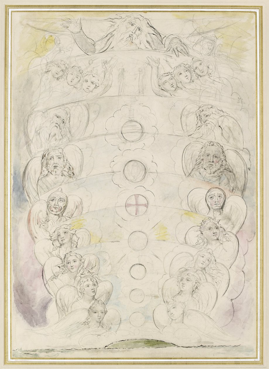 The Deity, from whom proceed the Nine Spheres, illustration to the 