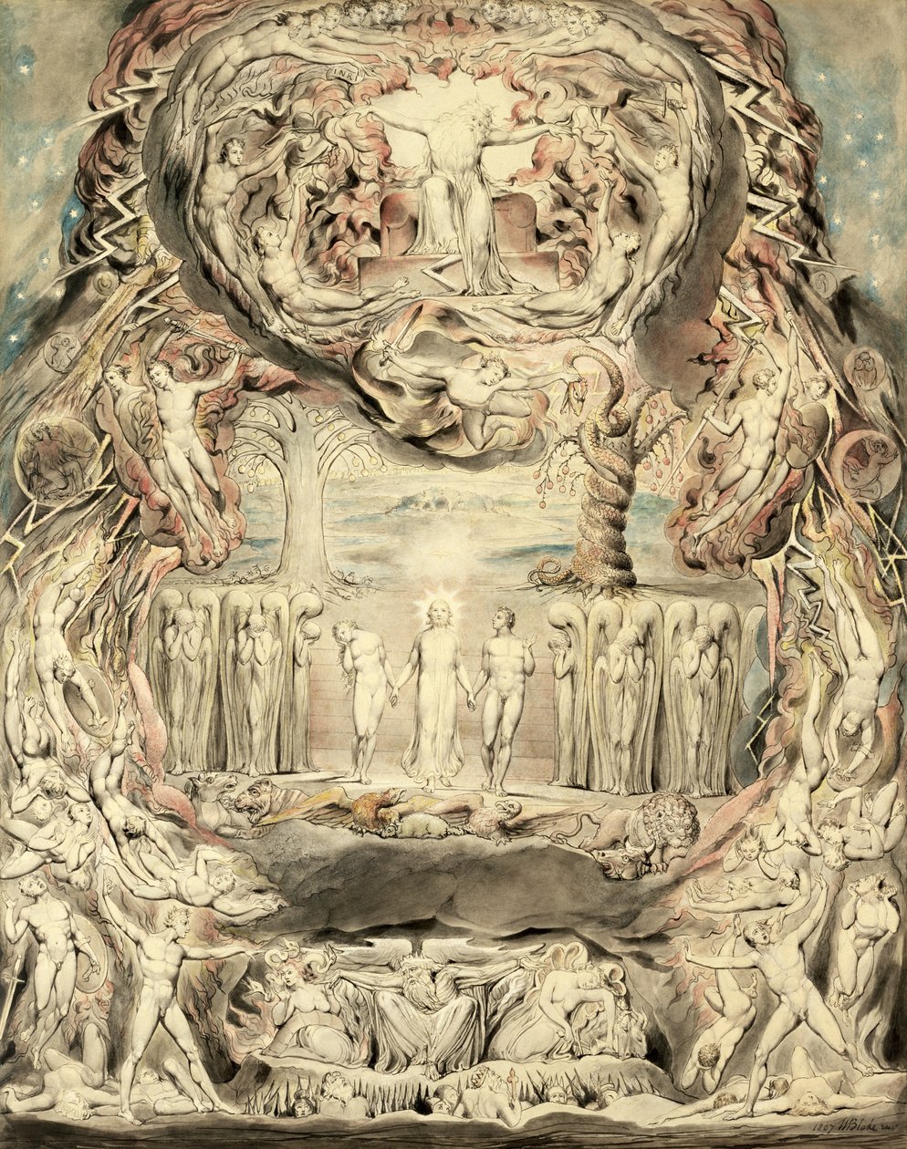 The Fall of Man by William Blake