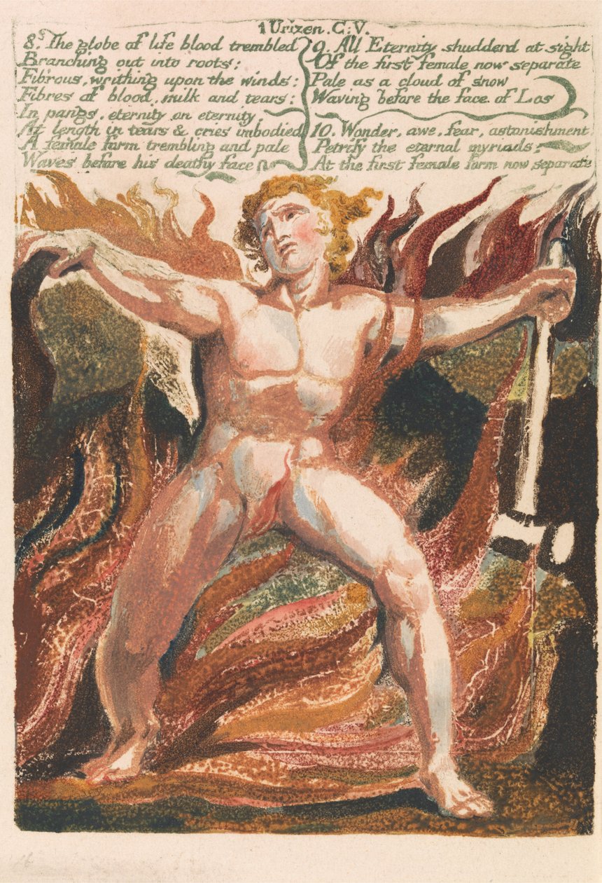 The First Book of Urizen, Plate 15 by William Blake
