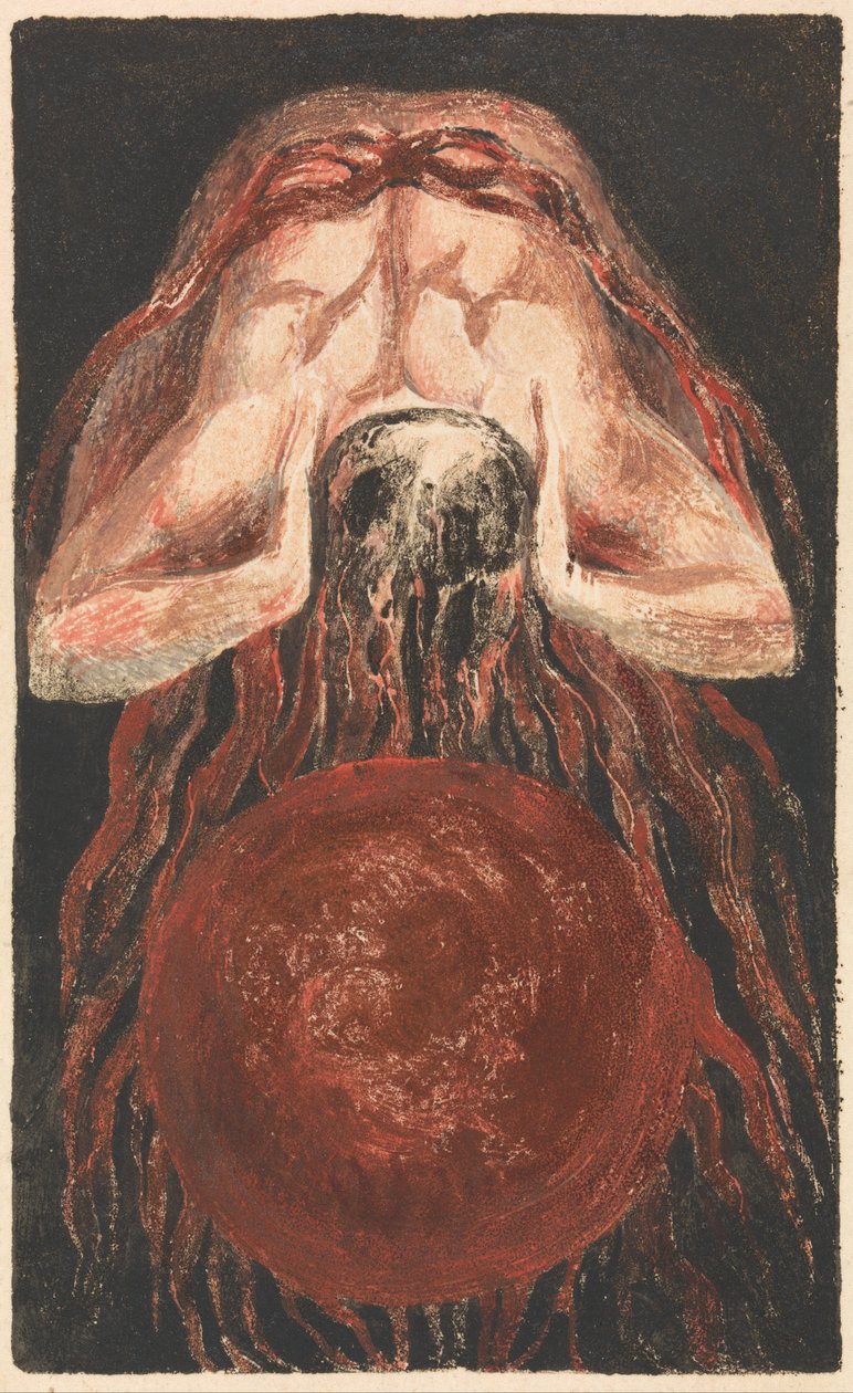 The First Book of Urizen, Plate 16 (Bentley 17) by William Blake