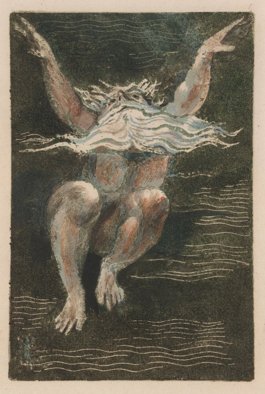 The First Book of Urizen, Plate 7 (Bentley 12) by William Blake