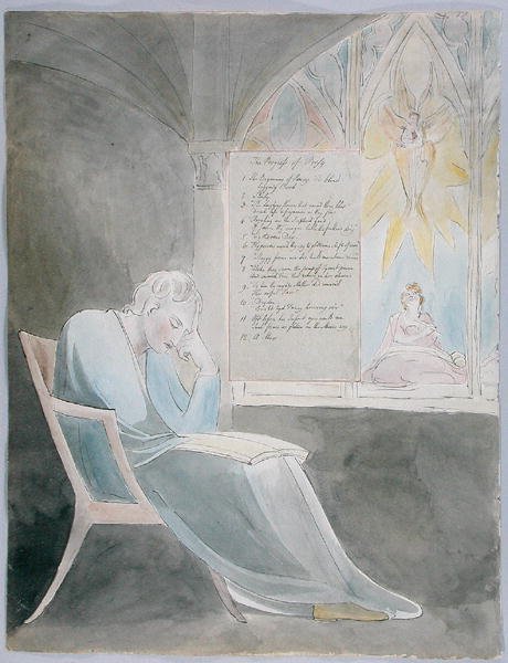 The Progress of Poesy, Design 42 from The Poems of Thomas Gray by William Blake