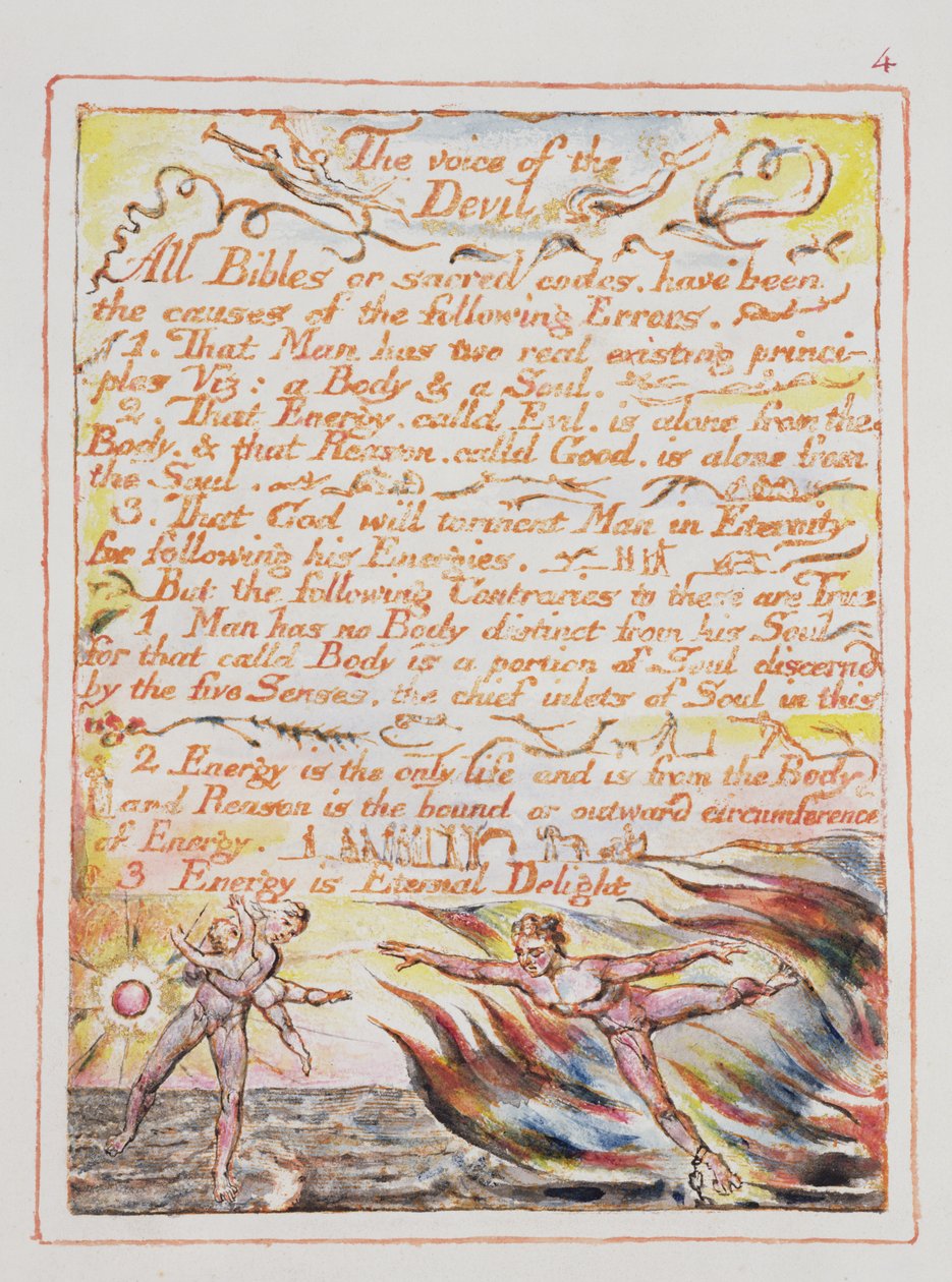 The Voice of the Devil, illustration and text from 