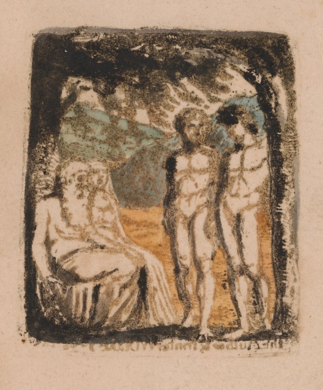 There Is No Natural Religion, Plate 1, Frontispiece (Bentley a1) by William Blake