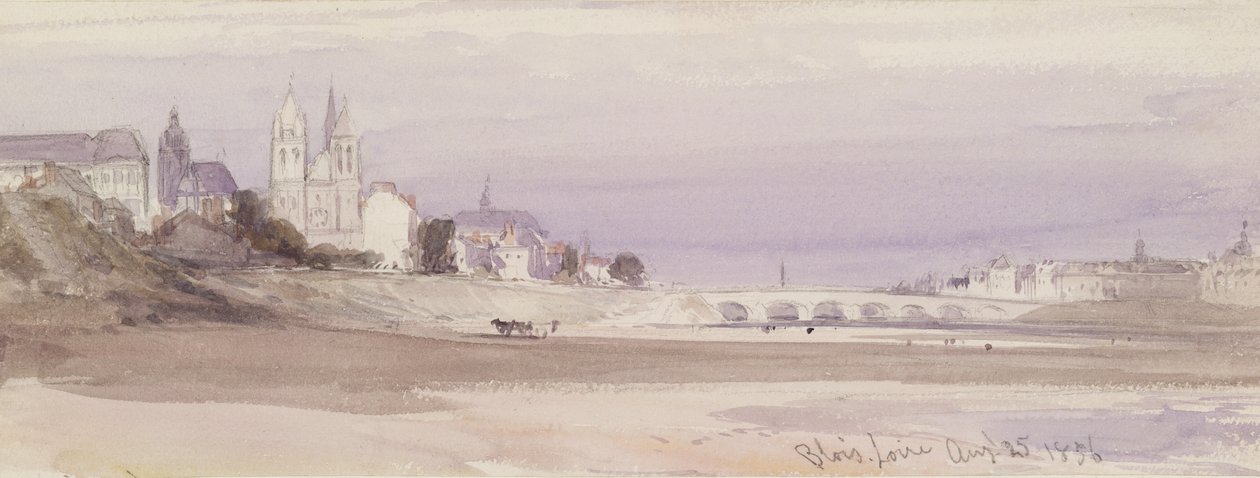Blois on the Loire by William Callow