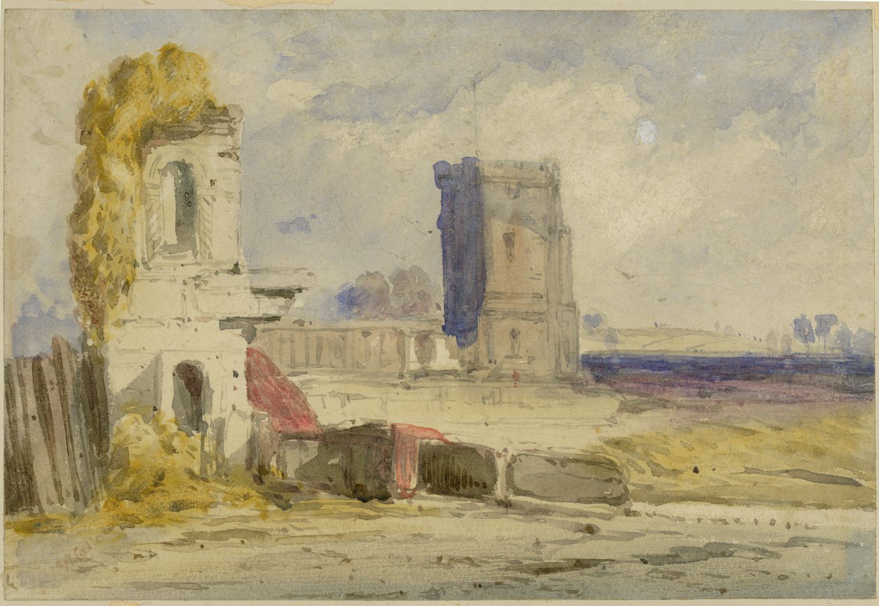 Landscape with Ruins by William Callow