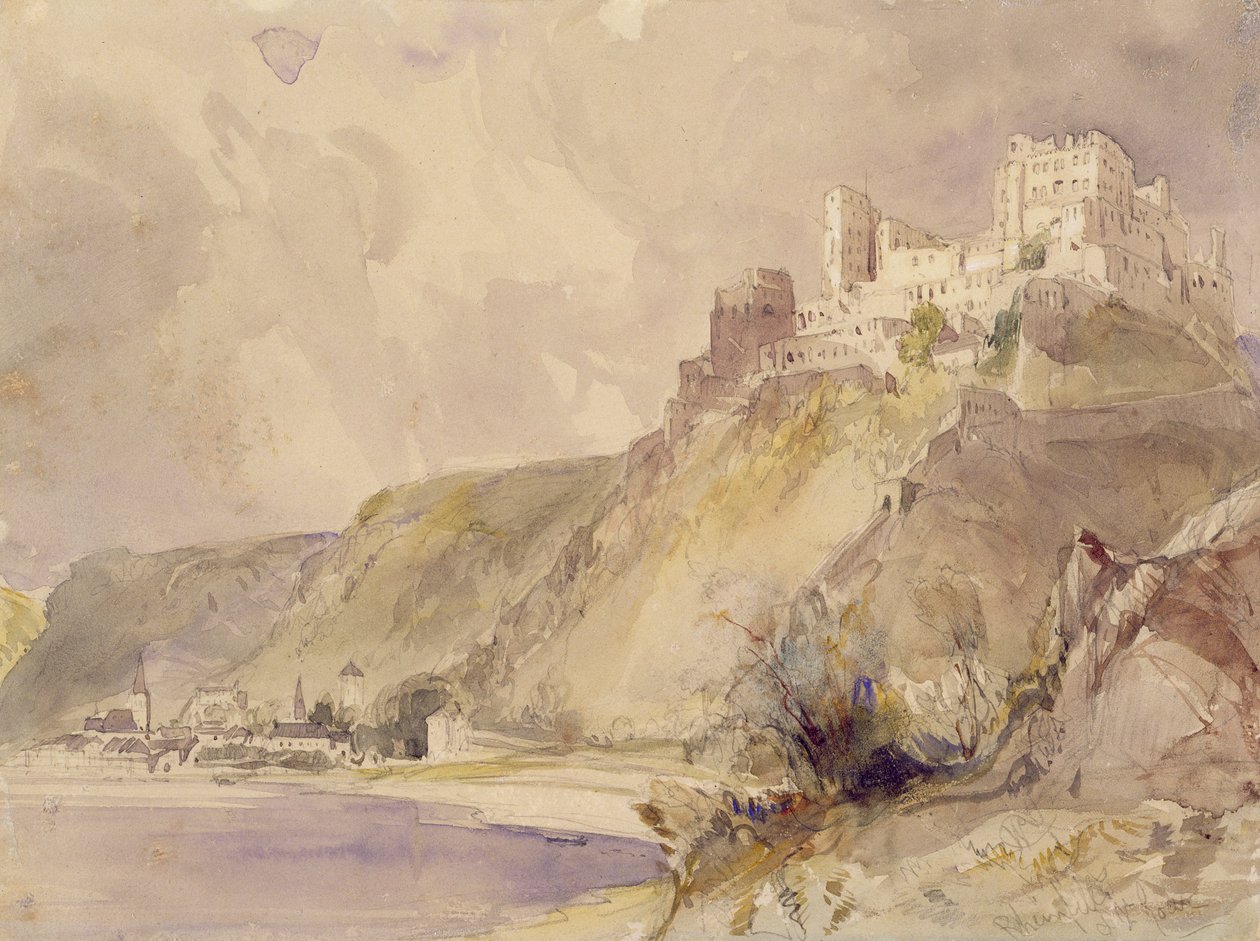 Rheinfels and St. Goar by William Callow