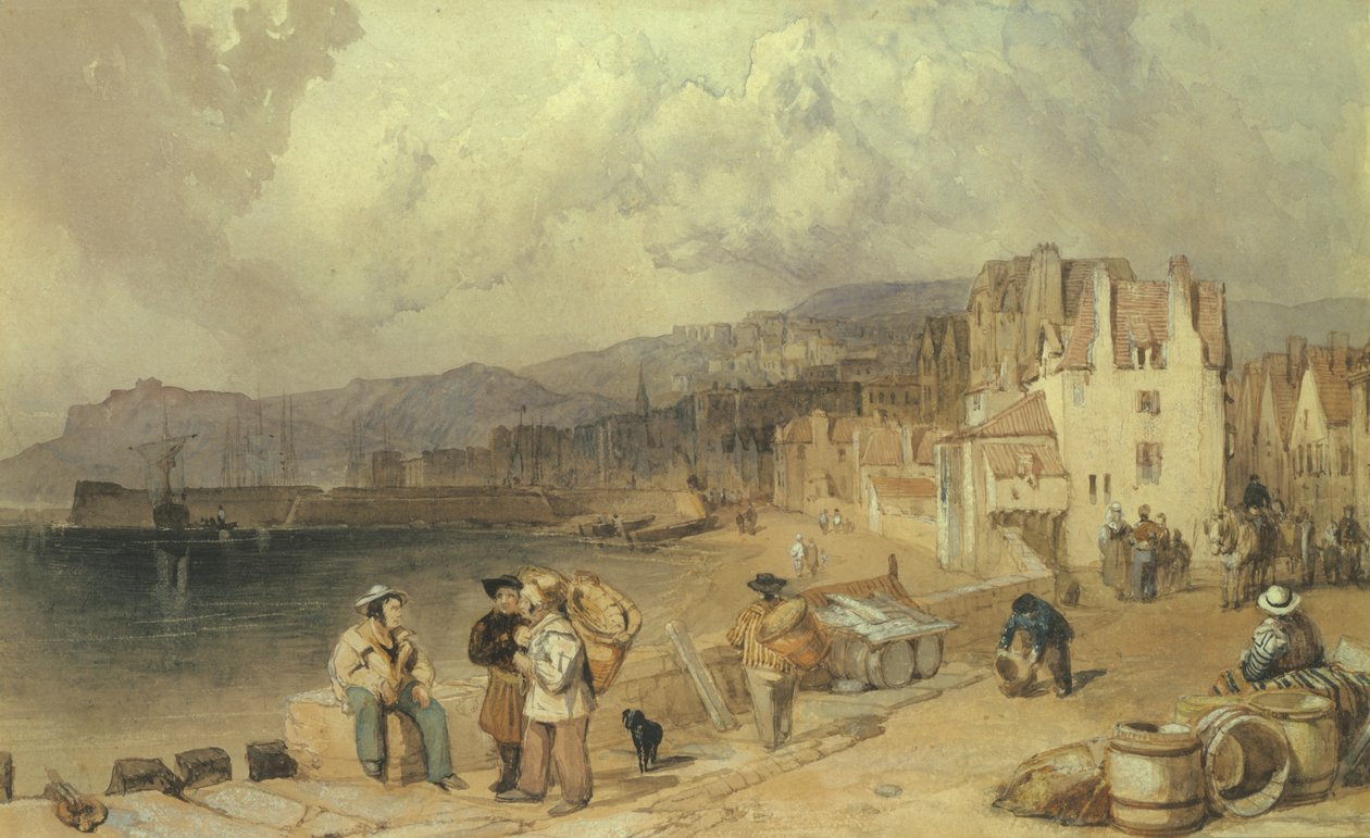 St. Peters Port, Guernsey by Clarkson Frederick Stanfield