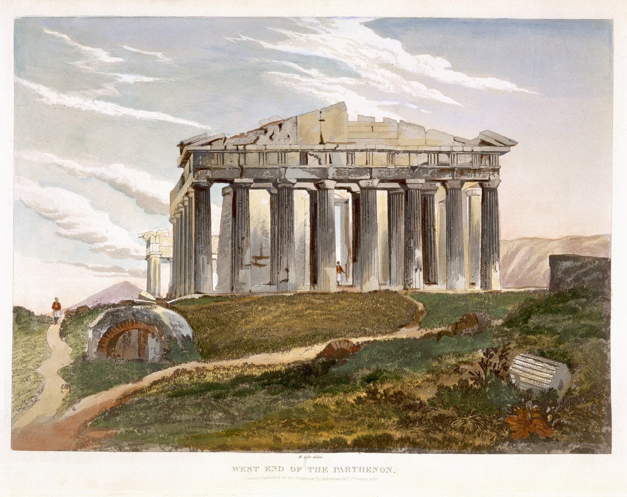 West End of the Parthenon by William Cole