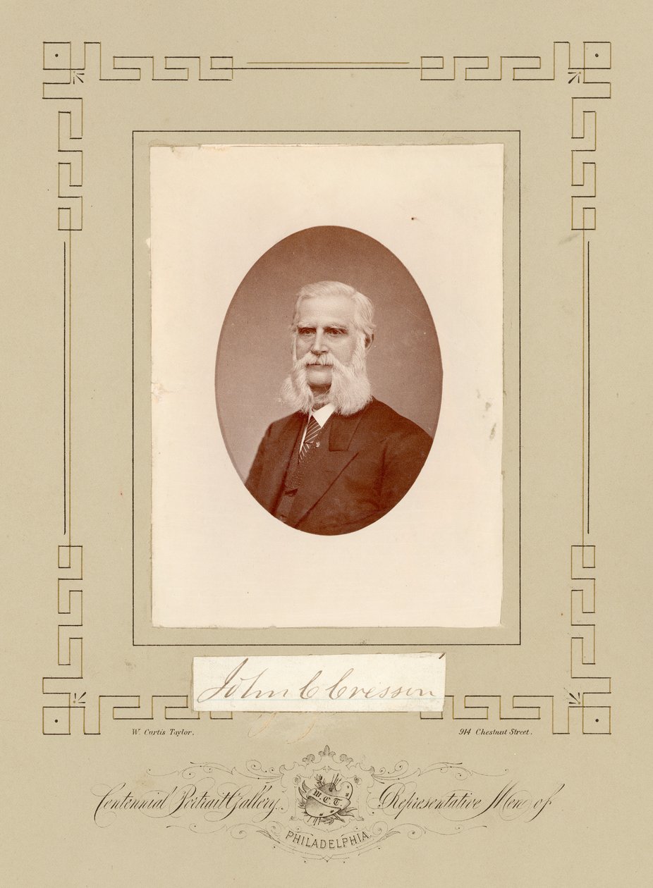 John Chapman Cresson by William Curtis Taylor