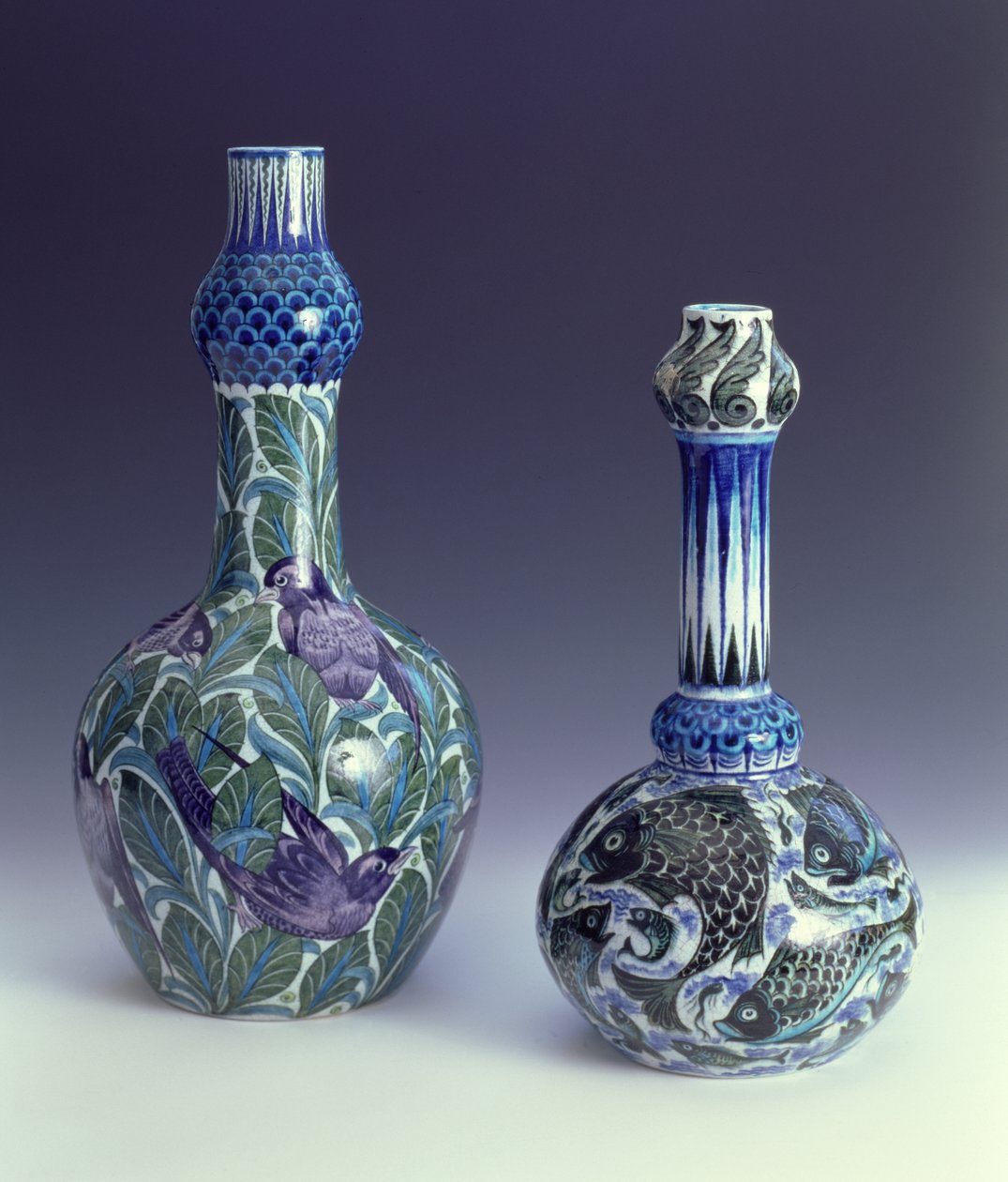 Two Vases by William de Morgan: Premium art reproduction