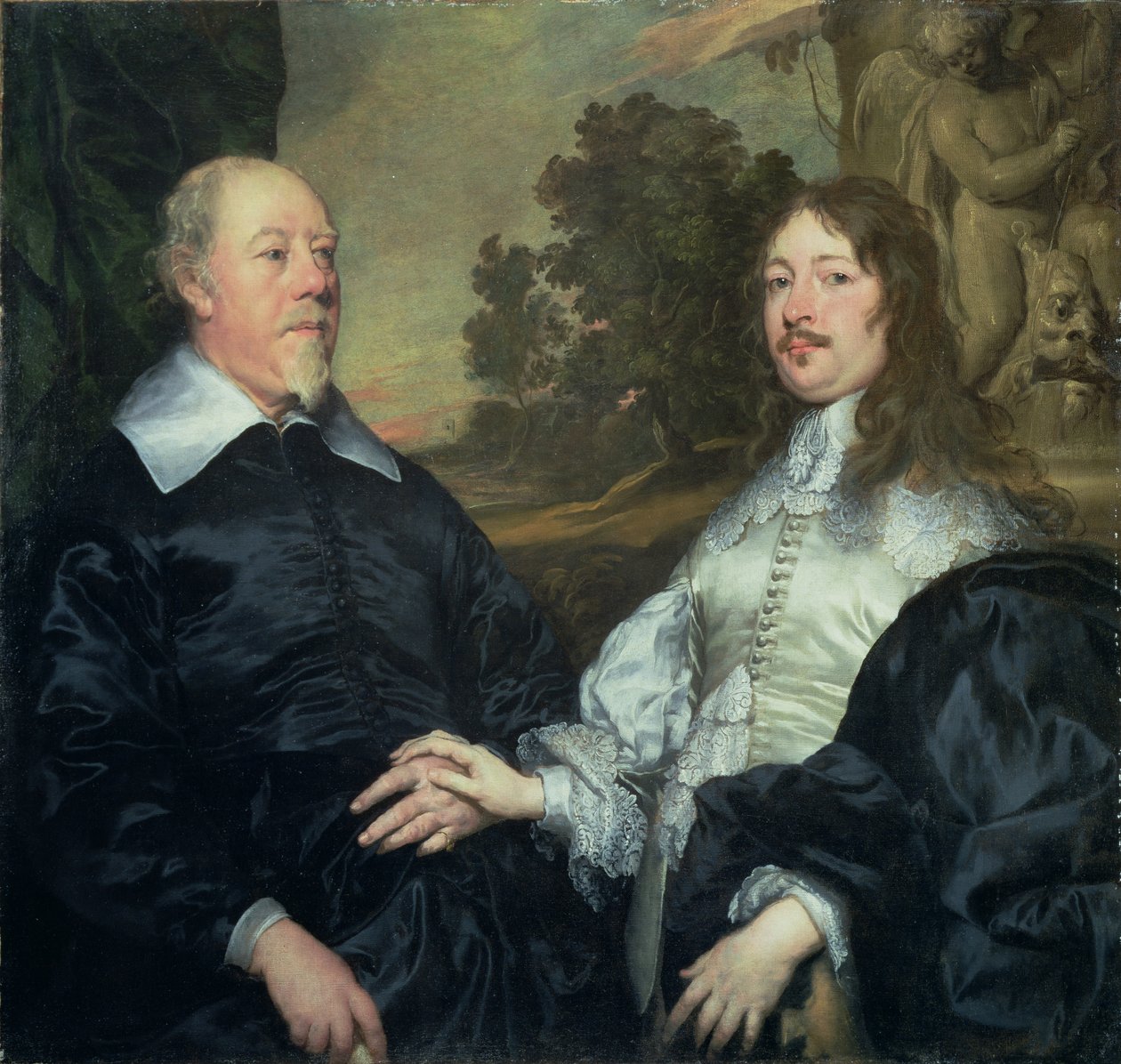 An Old and a Younger Man, 1640-45 by William Dobson