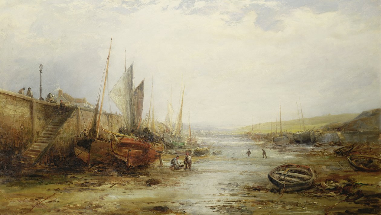 Peel Harbour, c.1890 by William Edward Webb