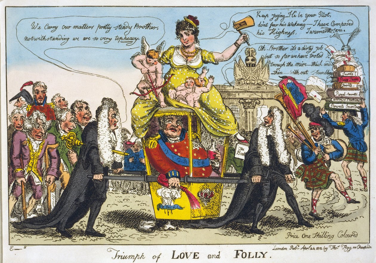 Triumph of Love and Folly by William Elmes