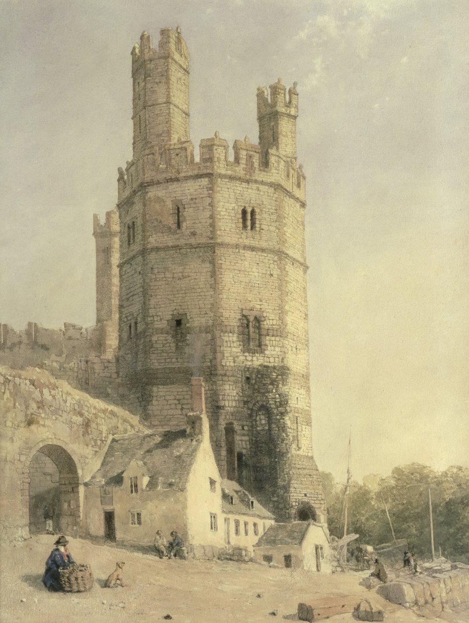 Caernarfon Castle by William Evans